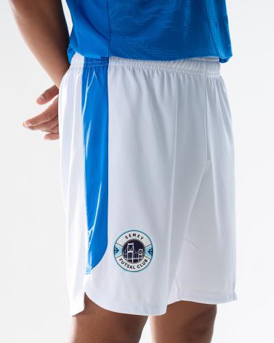 104321.207 МУЖСКИЕ ШОРТЫ GLASGOW БЕЛЫЙ ГОЛУБОЙ ЦВЕТ